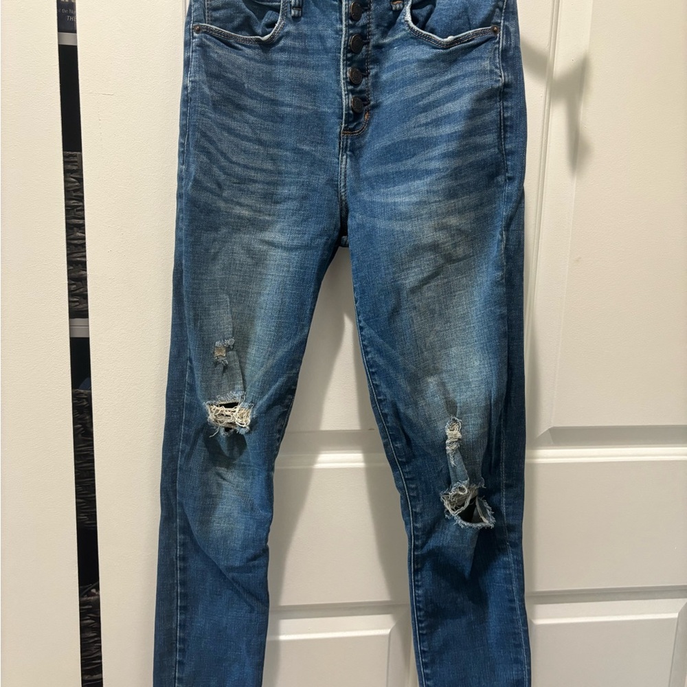 Abercrombie & Fitch High Rise Super Skinny Ankle Curve Love Size 26/2R